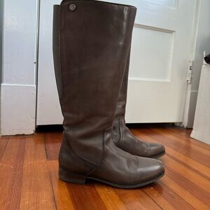 Bussola Lyon Brown Leather Riding Boots Size 38